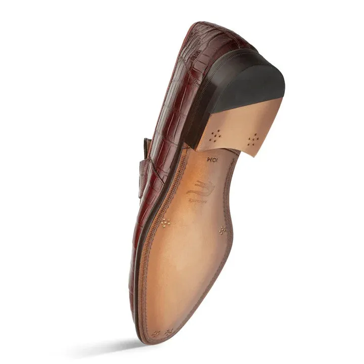 Piccolo Alligator Penny Loafer Sport By Mezlan Made In Spain Brand