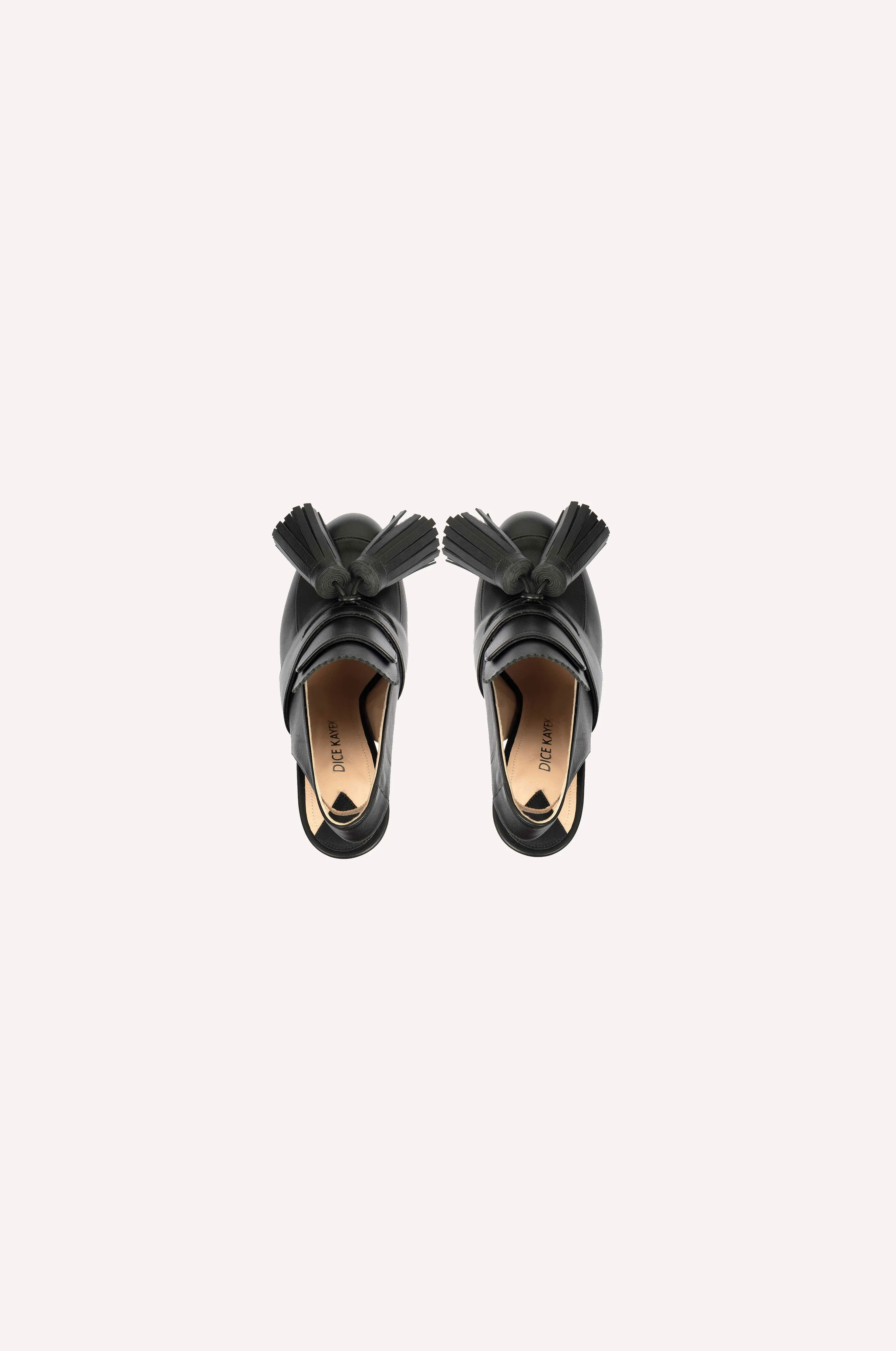 Pompon Platform Heels