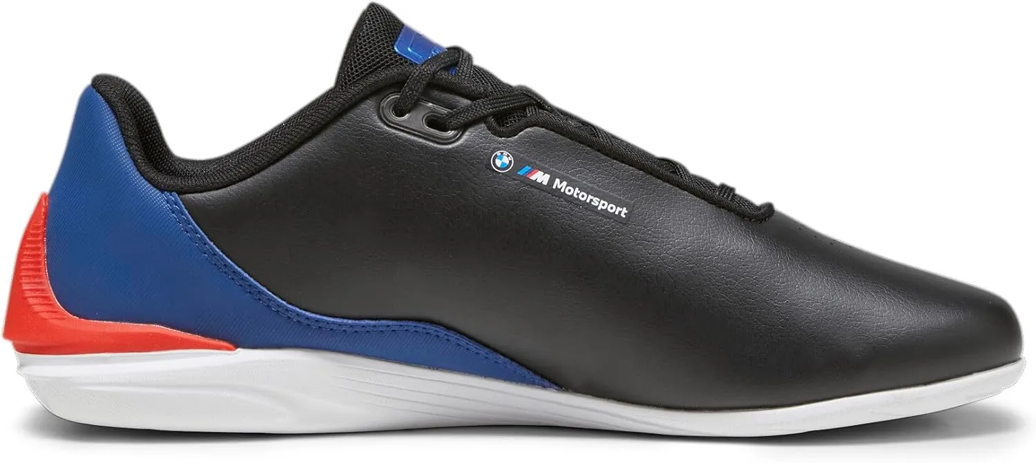 PUMA Men's BMW Motorsport Drift Cat Decima Shoes, Black-Pop Red-White, 9