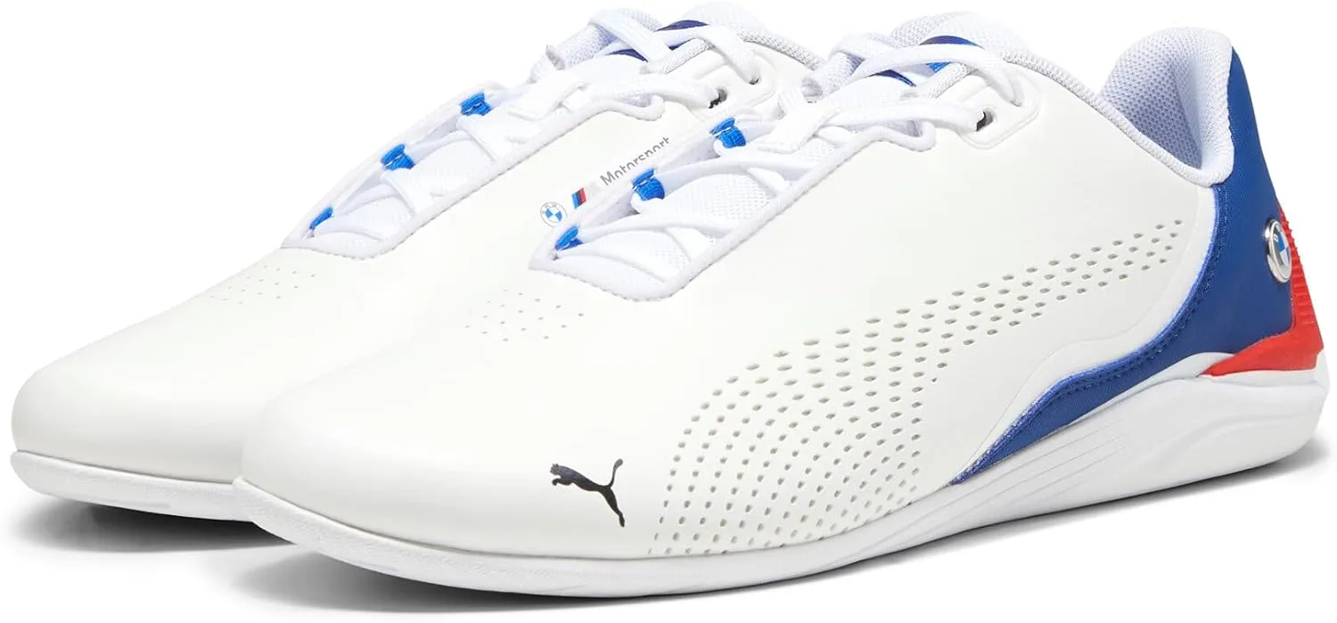 PUMA Men's BMW Motorsport Drift Cat Decima Shoes, Black-Pop Red-White, 9