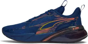 PUMA - Mens X-Cell Action Linear Shoes, Color Blazing Blue/Neon Sun, Size: 12 M US