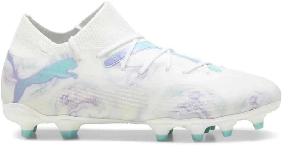 Puma Womens Future 7 Match Brilliance Firm GroundArtificial Ground Soccer Cleats - White - Size 11.5 M