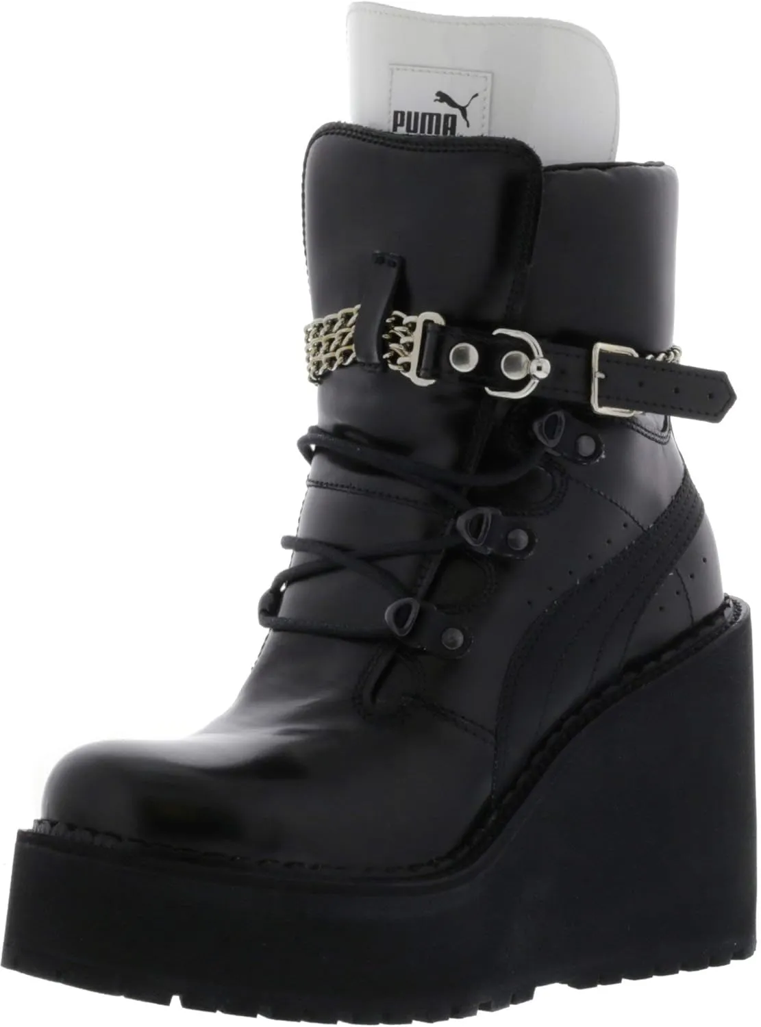 PUMA Women's Sb Wedge Rihanna Mid-Calf Leather Fashion Sneaker
