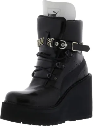 PUMA Women's Sb Wedge Rihanna Mid-Calf Leather Fashion Sneaker