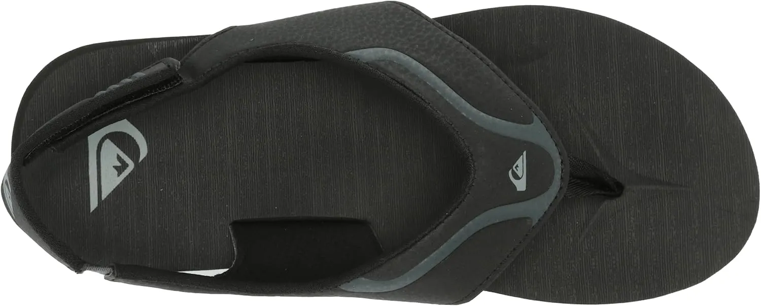 Quiksilver Boy's Mathodic Recovery a/T Heel Strap Flip Flop Athletic Sandal Toddler