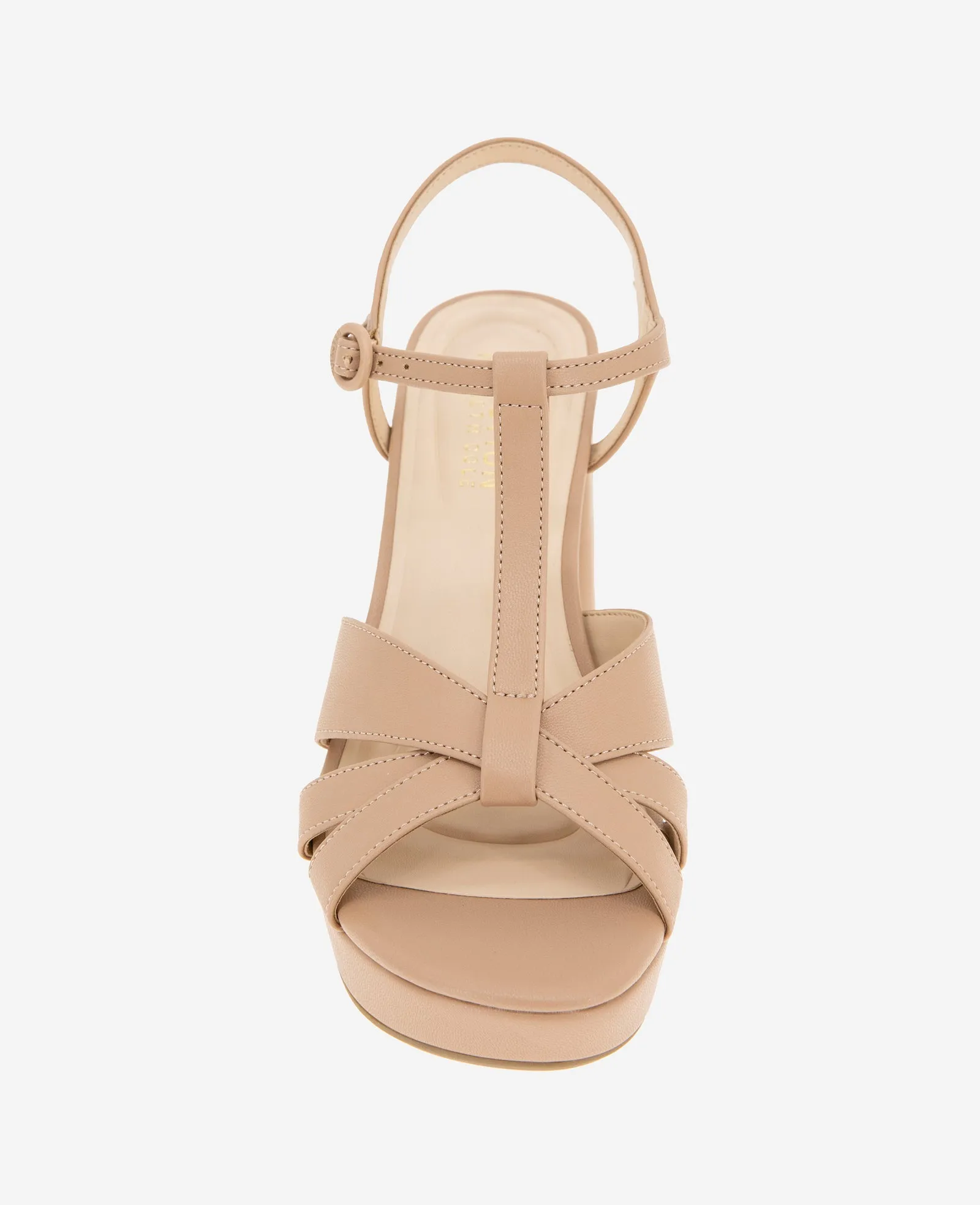 REACTION - Reina Platform T-Strap Sandal