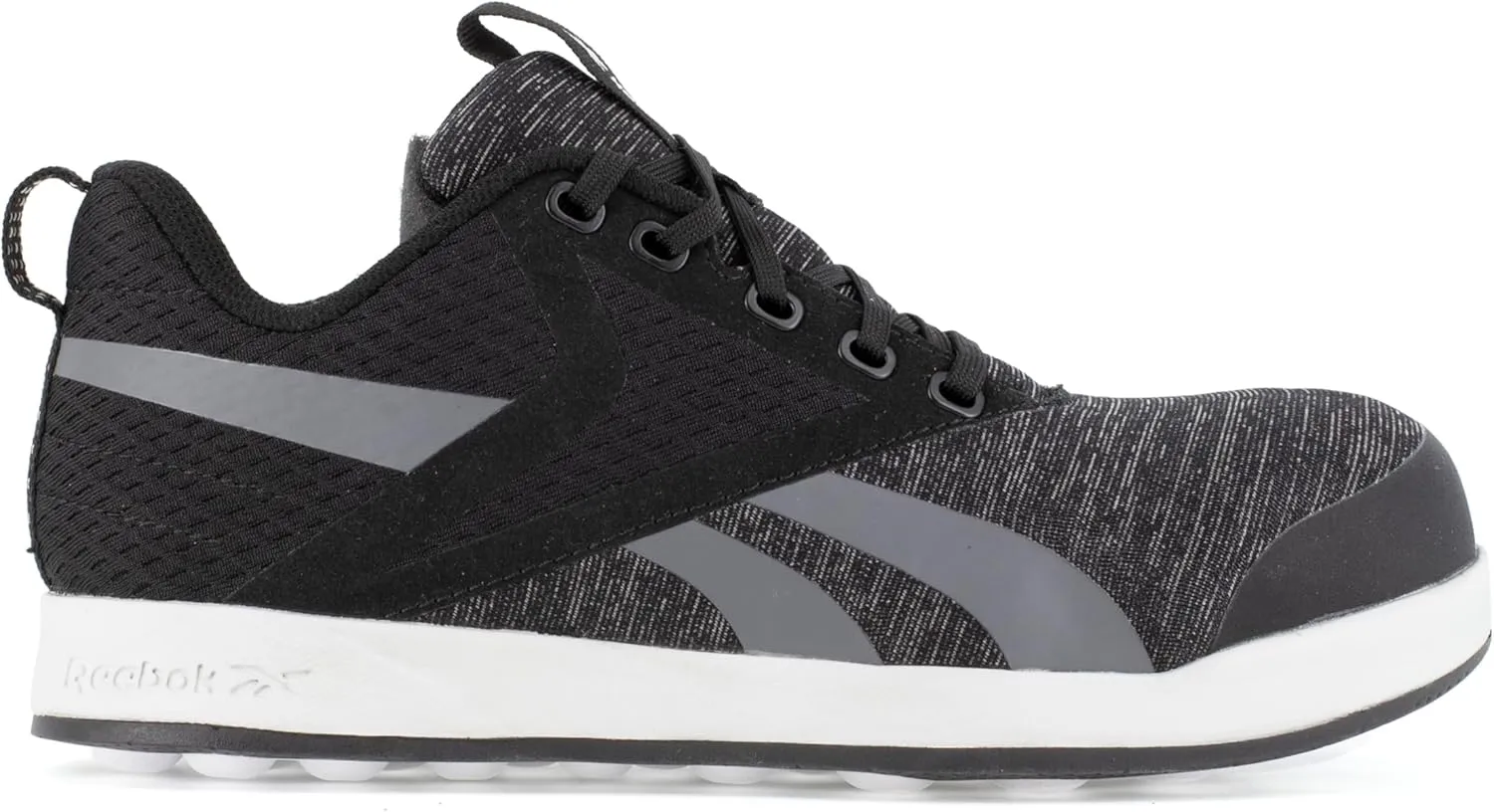 Reebok Women's Rb236 Ever Road 3.0 DMX Work Construction Oxford Shoe Black and Grey Safety