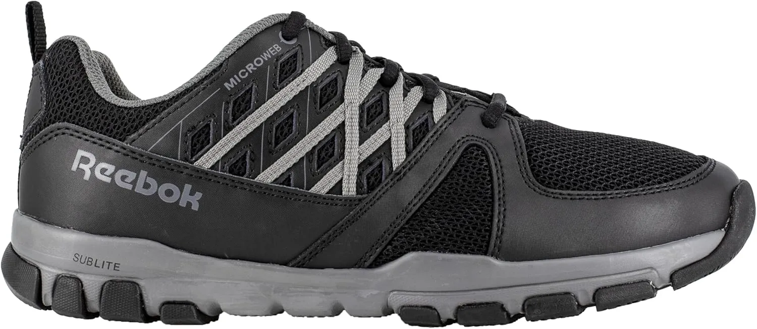 Reebok Women's Rb424 Sublite Cushion Work Safety Toe Athletic Shoe White Industrial & Construction