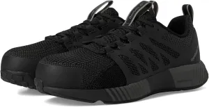 Reebok Work Fusion Flexweave Work Women's Oxford, 8 B(M) US, Black-White