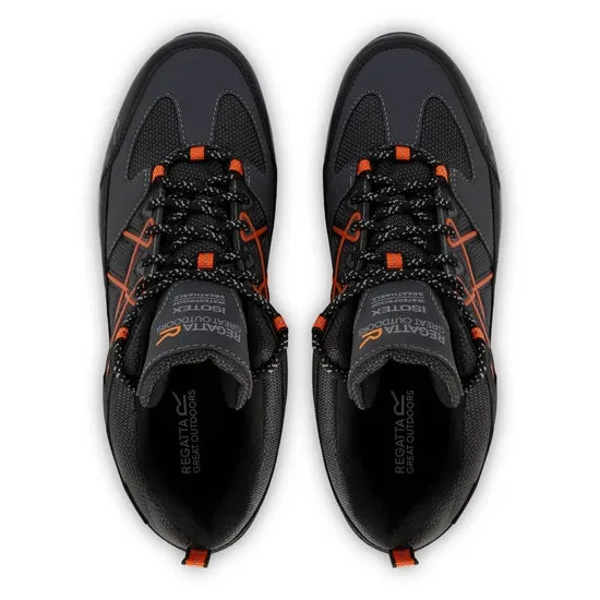 Regatta Mens Samaris III Low granite/blaze orange
