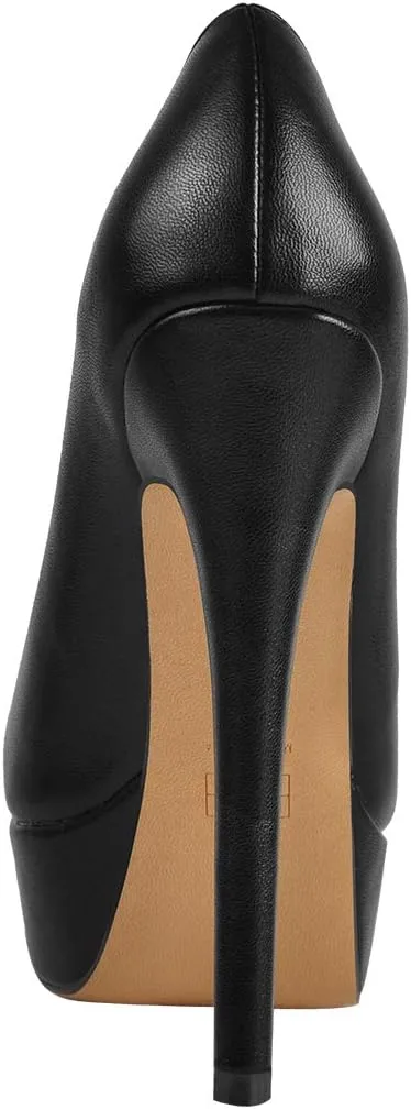 Richealnana Women's Double Platform Stiletto High Heel Pumps