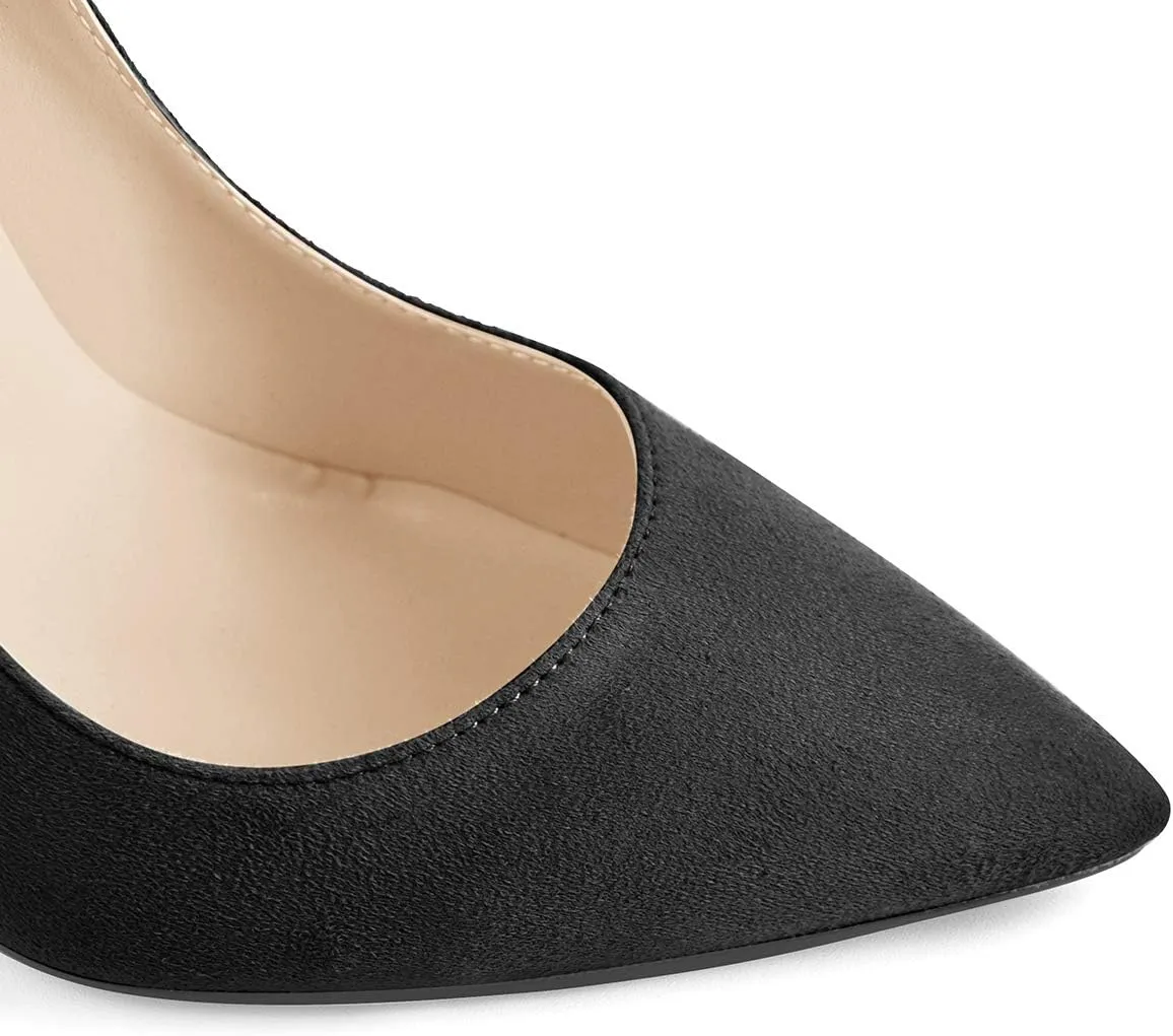 richealnini Womens Pointed Toe Stiletto High Heel Pumps