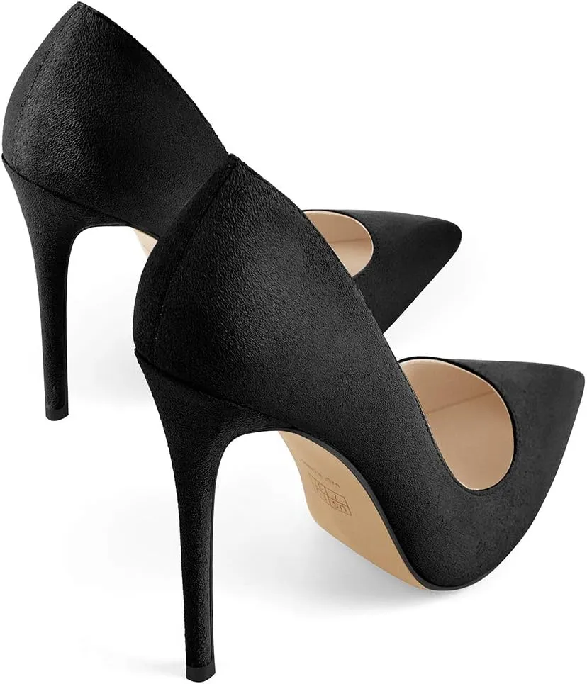 richealnini Womens Pointed Toe Stiletto High Heel Pumps
