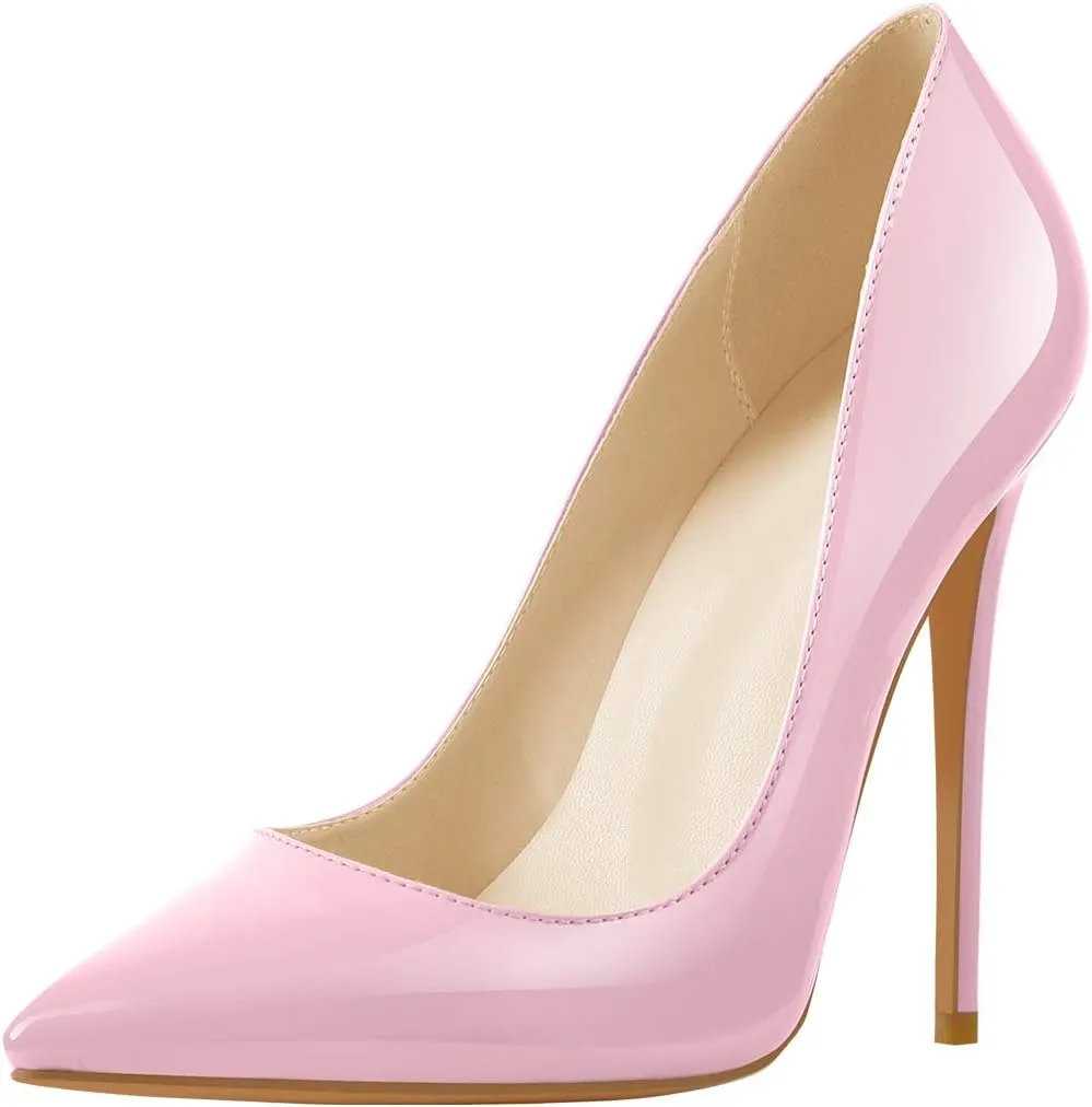 richealnini Womens Pointed Toe Stiletto High Heel Pumps