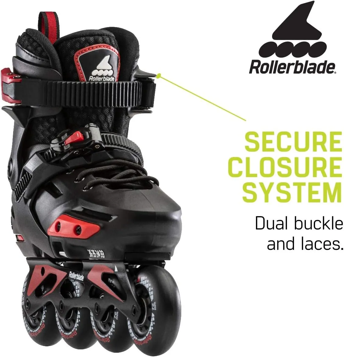 Rollerblade Apex Junior Adjustable Fitness Inline Skate,