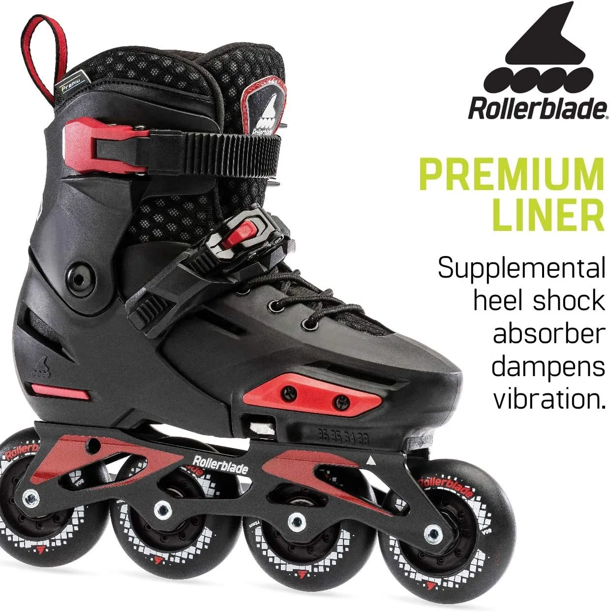 Rollerblade Apex Junior Adjustable Fitness Inline Skate,
