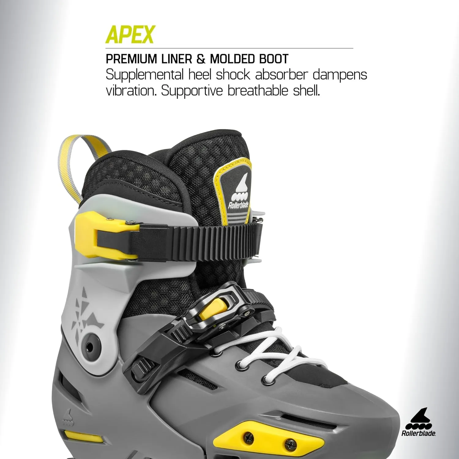 Rollerblade Apex Junior Adjustable Fitness Inline Skate,