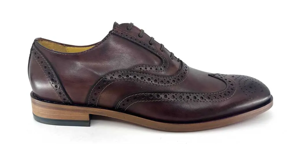 Ronnie Brandy Brown Men's Oxford Brogue Shoes