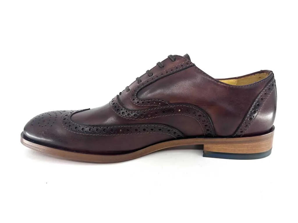 Ronnie Brandy Brown Men's Oxford Brogue Shoes