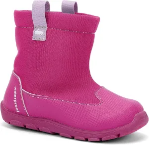 See Kai Run - Larkin WP Rain Boot for Little Kids, Berry, 13