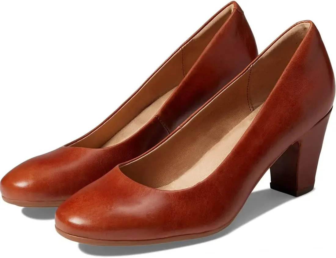 SHODENSE Women Vintage Chunky Kitten Heel Pumps Shoes Round Closed Toe Slip On Dress Sandals High Block Heels Formal Work Shoes Ladies Snakeksin Crocodile Suede Evening Party Shoe Retro 4-11 M US