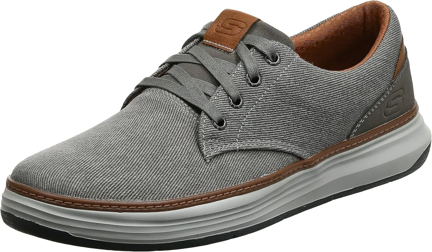 Skechers Men's Moreno Canvas Oxford Shoe, 9