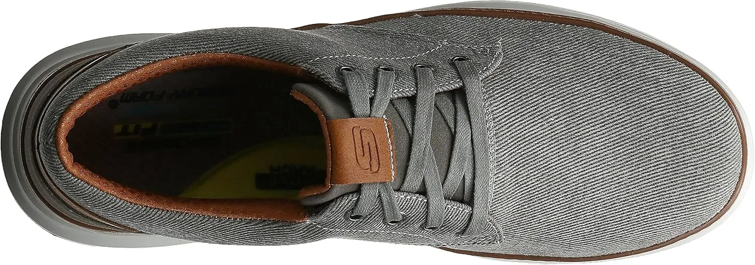 Skechers Men's Moreno Canvas Oxford Shoe, 9