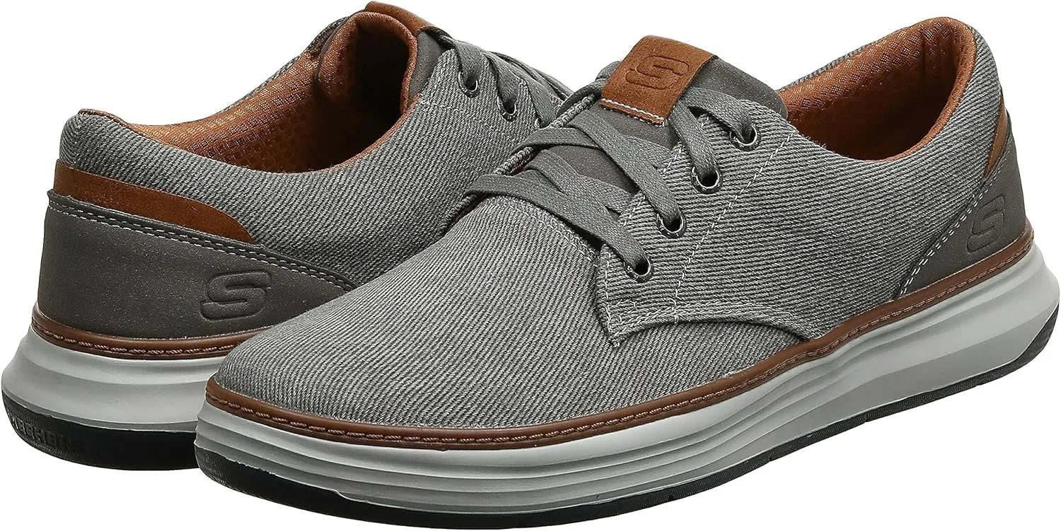 Skechers Men's Moreno Canvas Oxford Shoe, 9