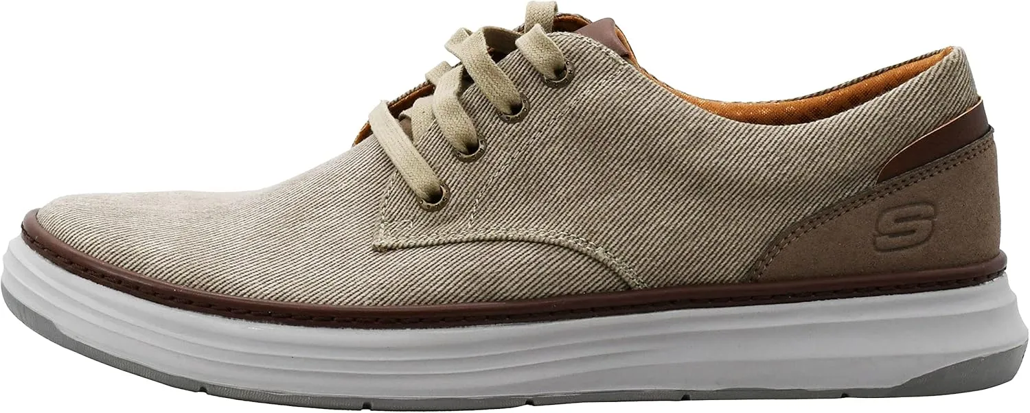 Skechers Men's Moreno Canvas Oxford Shoe, xx