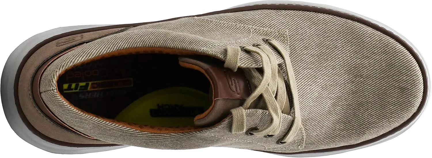 Skechers Men's Moreno Canvas Oxford Shoe, xx