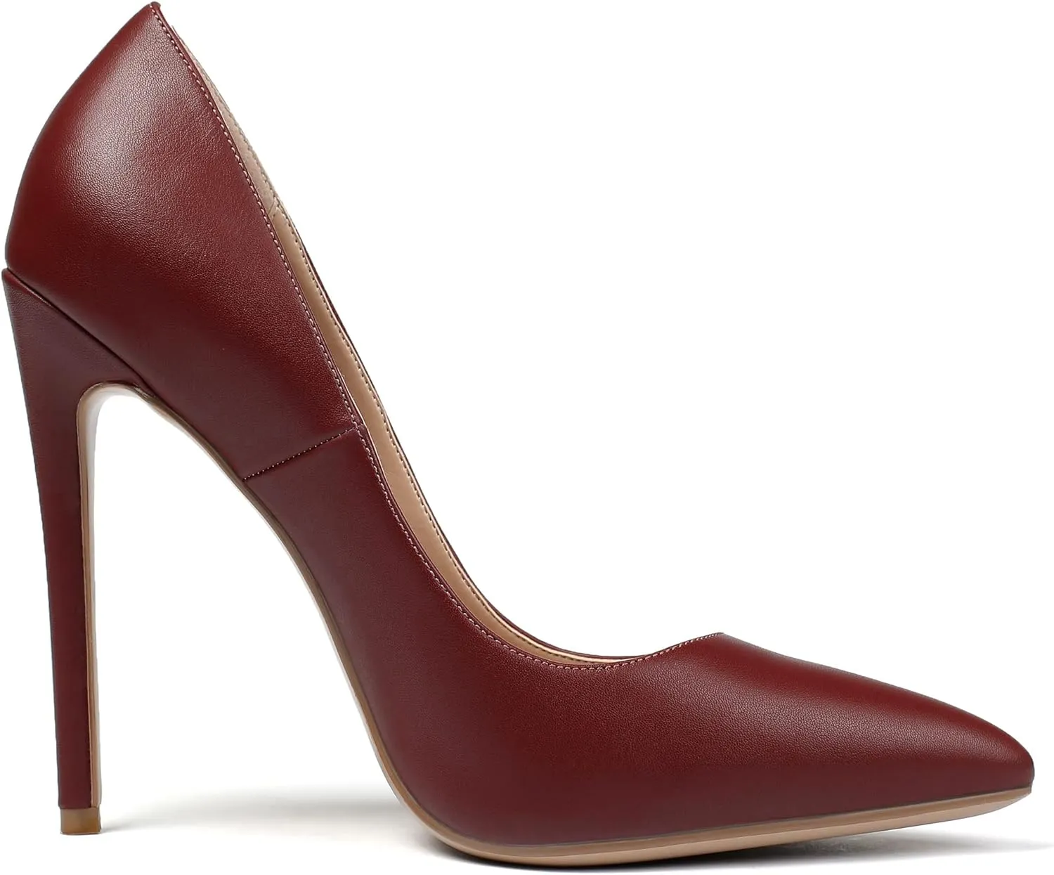 Soireelady Women's Pumps High Heel| Stiletto Heels Shoes |Slip on |Womens Elegant Dress Party Shoes 12CM 4.8 Inch
