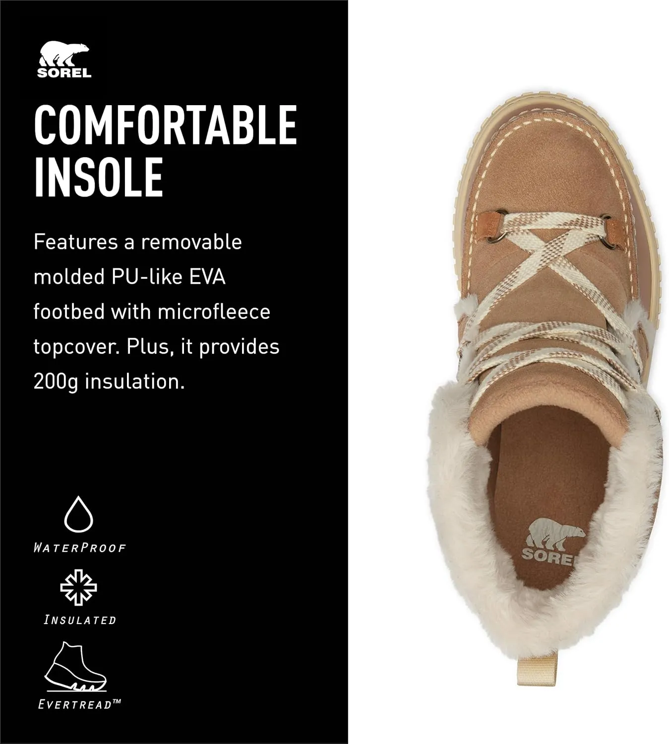 SOREL Women's ONA AVE Alpine Waterproof Boot
