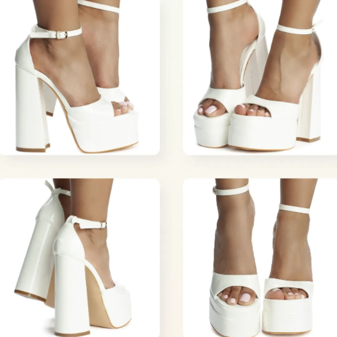 Stack-02 Chunky Double Platform Heel