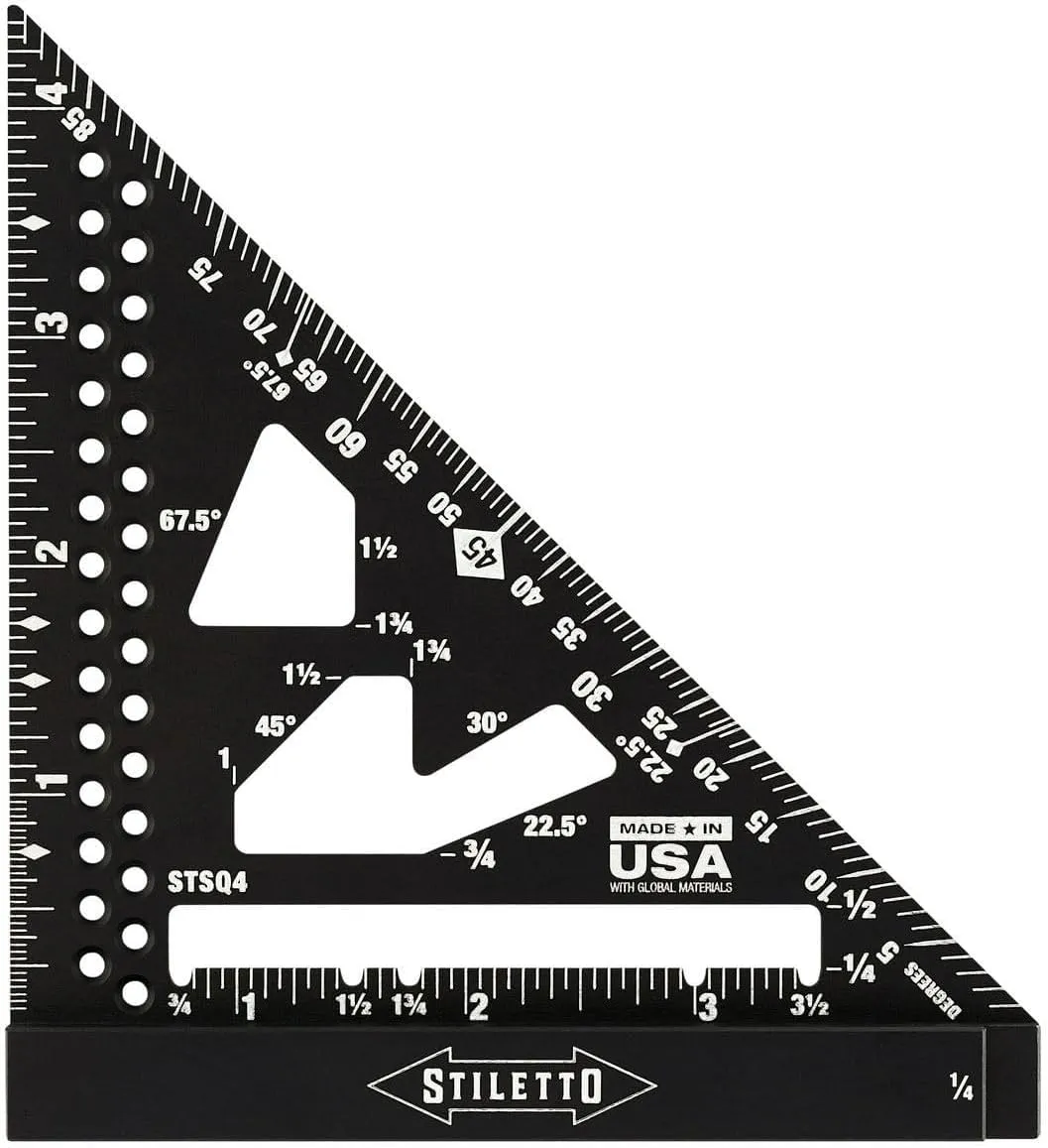 Stiletto STSQ4 4-1/2 Inch Trim Square