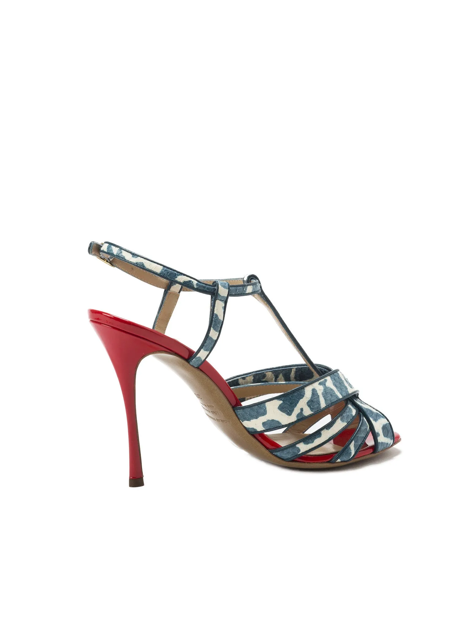 Strappy T-strap Sandal