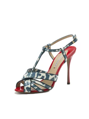 Strappy T-strap Sandal