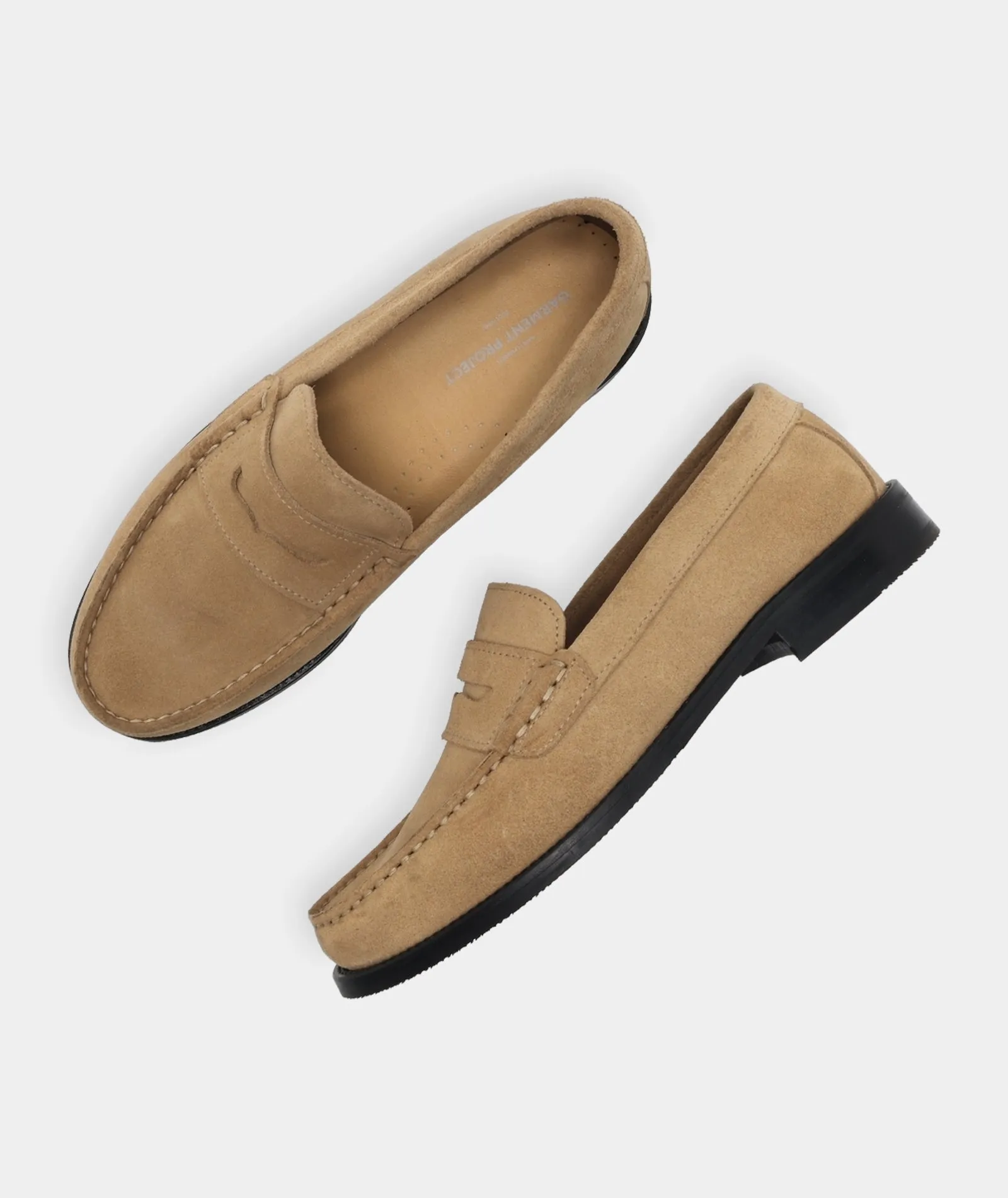 Streamlined Miles Reliable - Penny Earth Suede Loafer