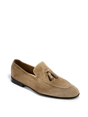 Suede Tassel Loafer
