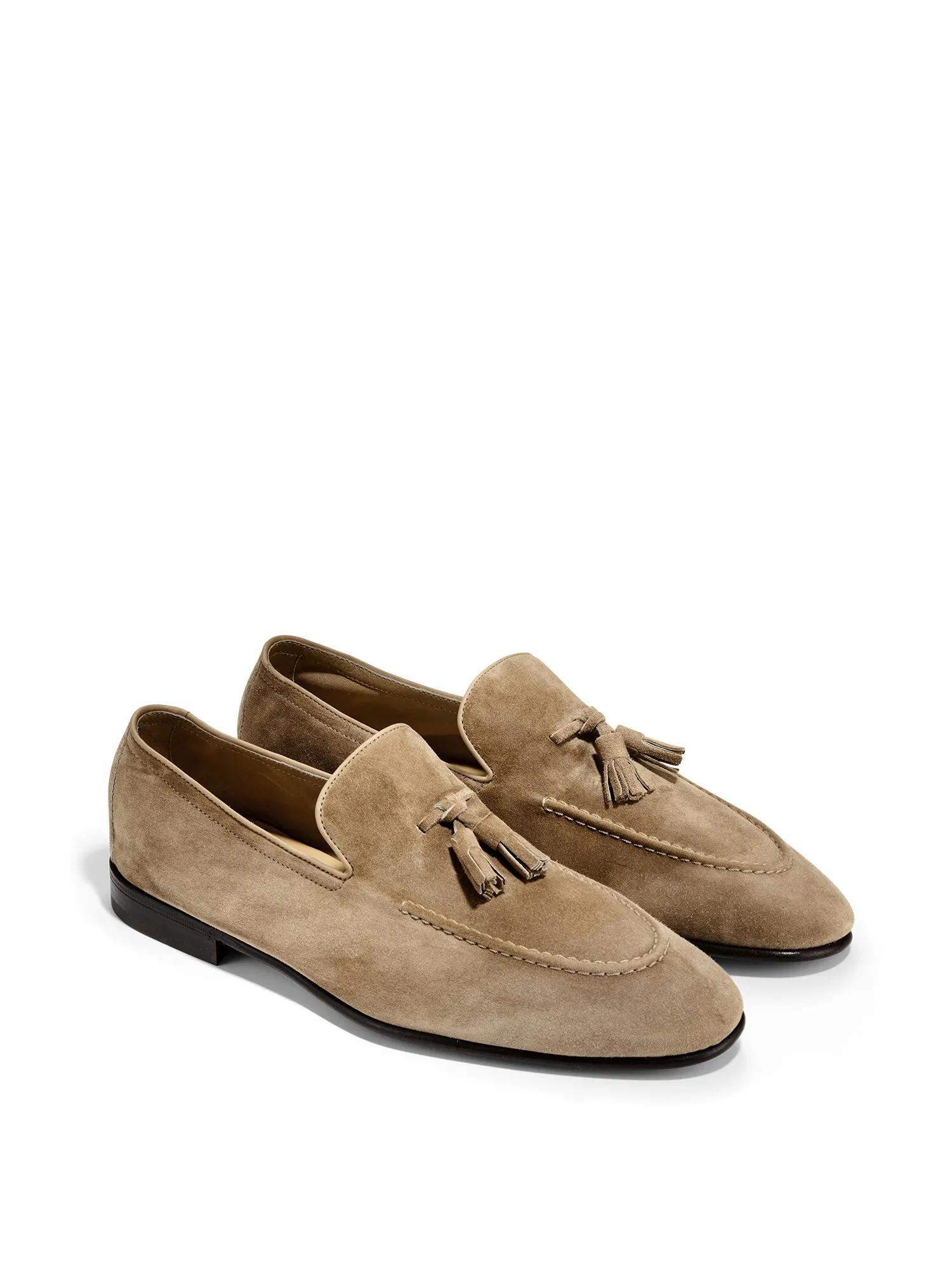 Suede Tassel Loafer
