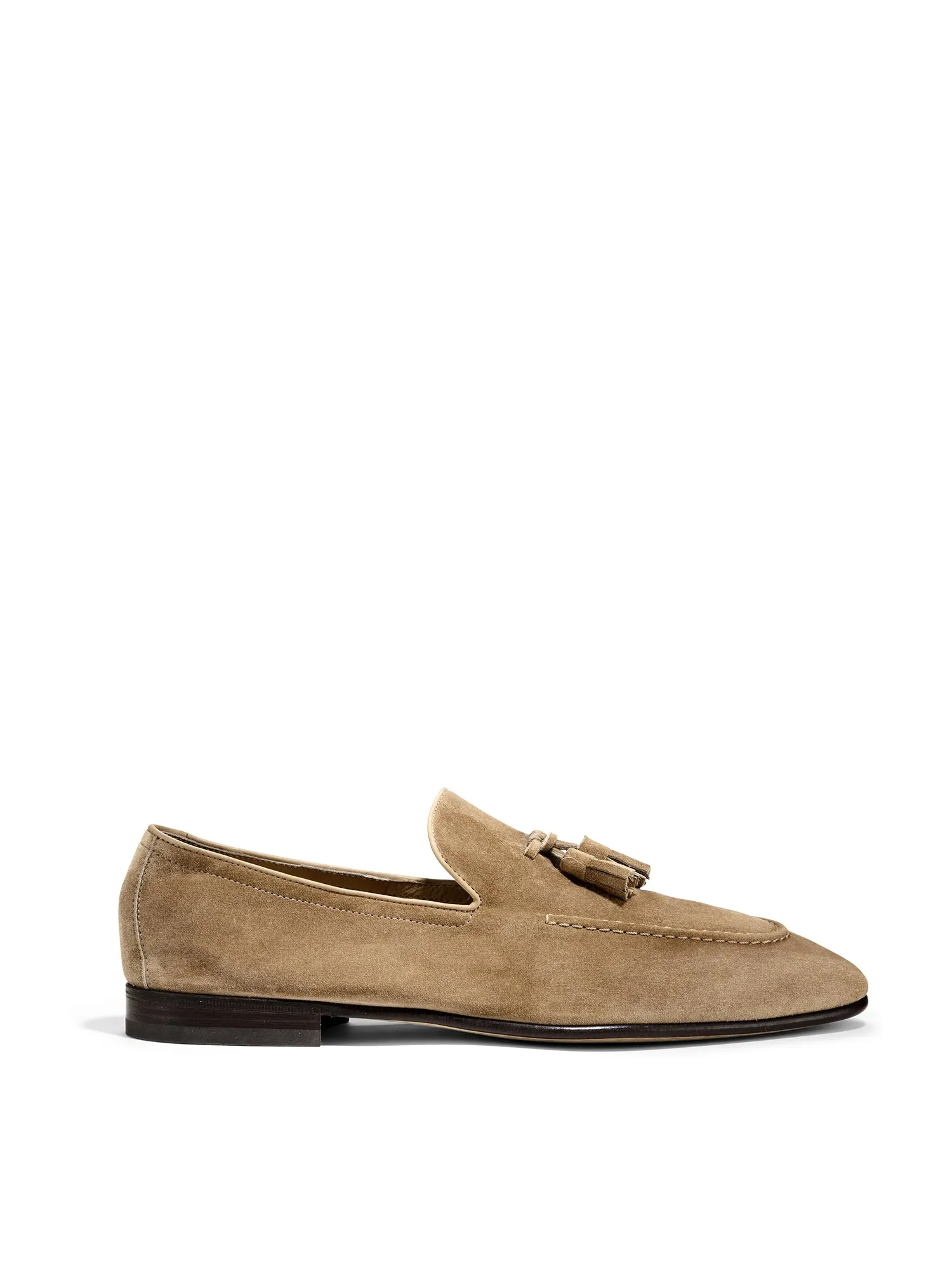 Suede Tassel Loafer