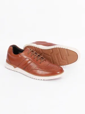 TAN & BROWN CASUAL SHOE
