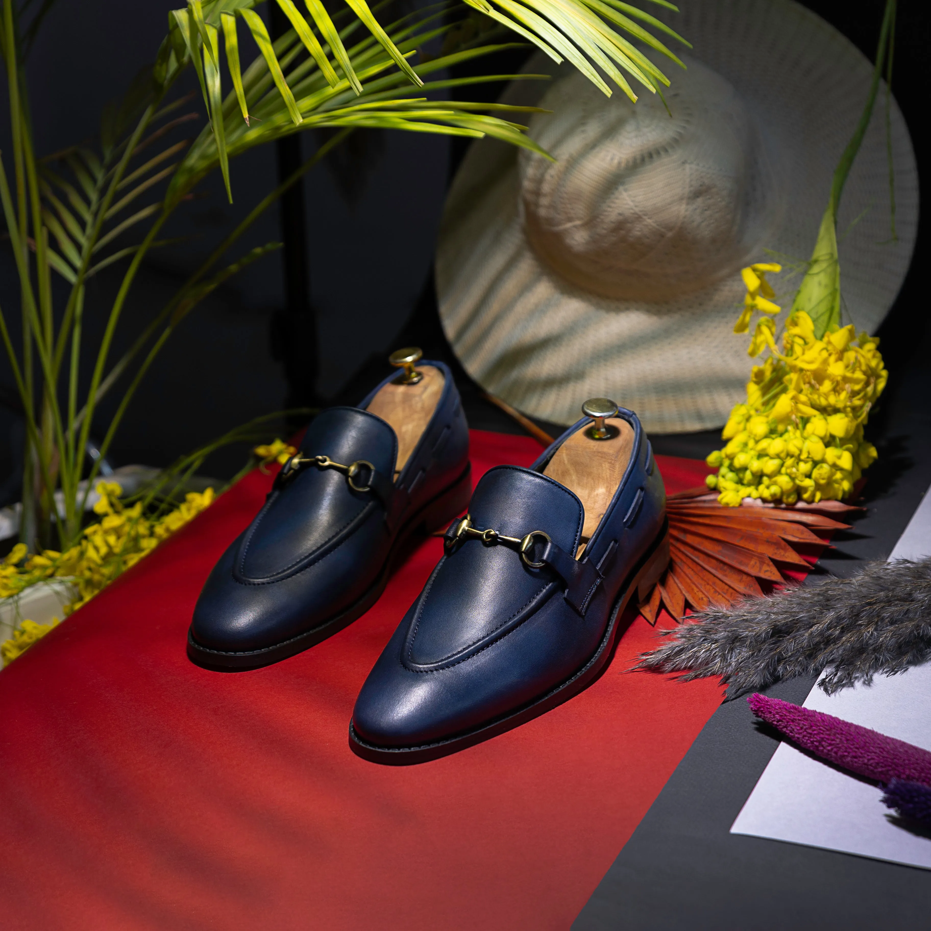 Taquila Lorenzo Belarus Imported Crust Leather With Horse Bit Loafers For Men