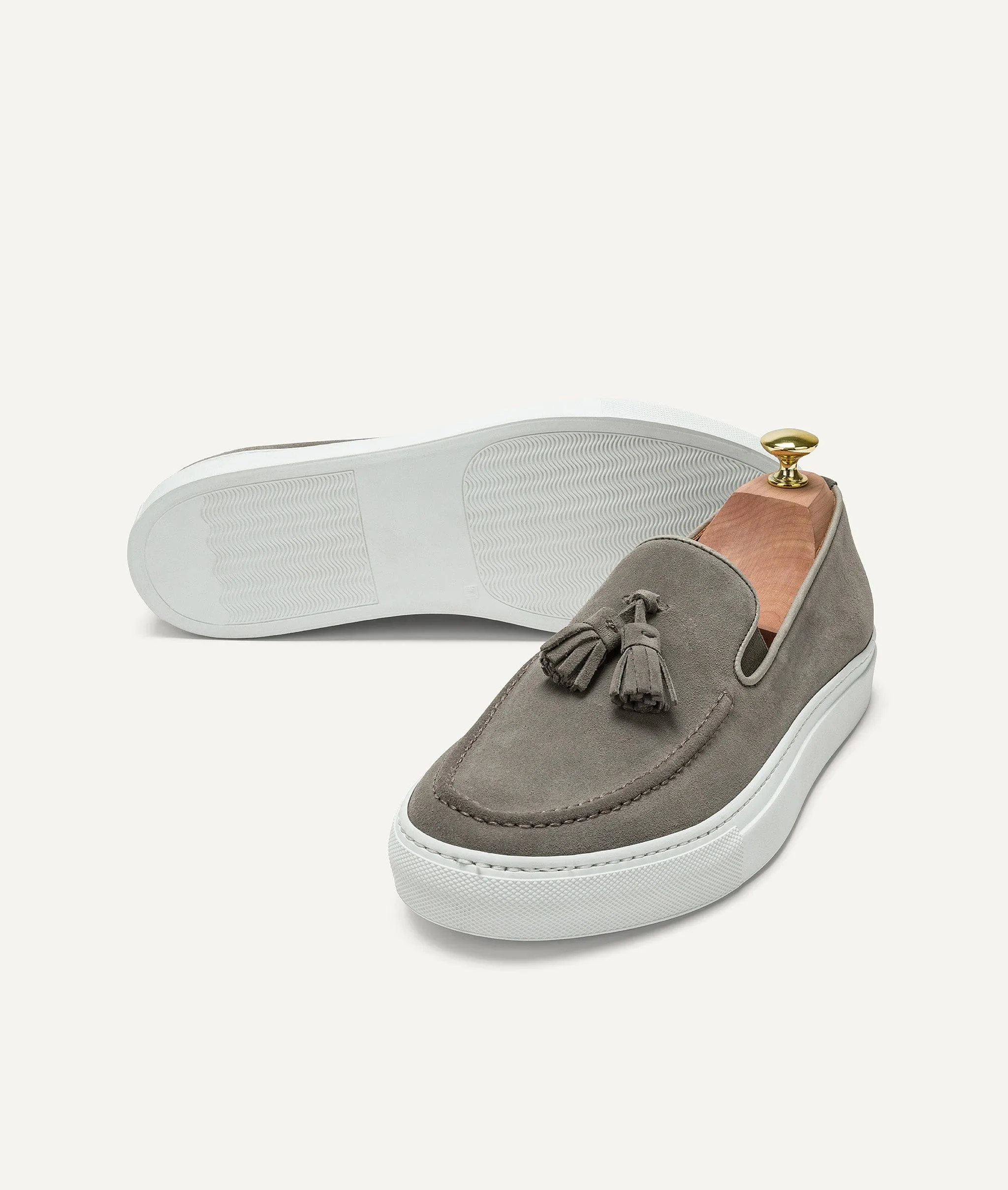 Tassel Slipper in Suede