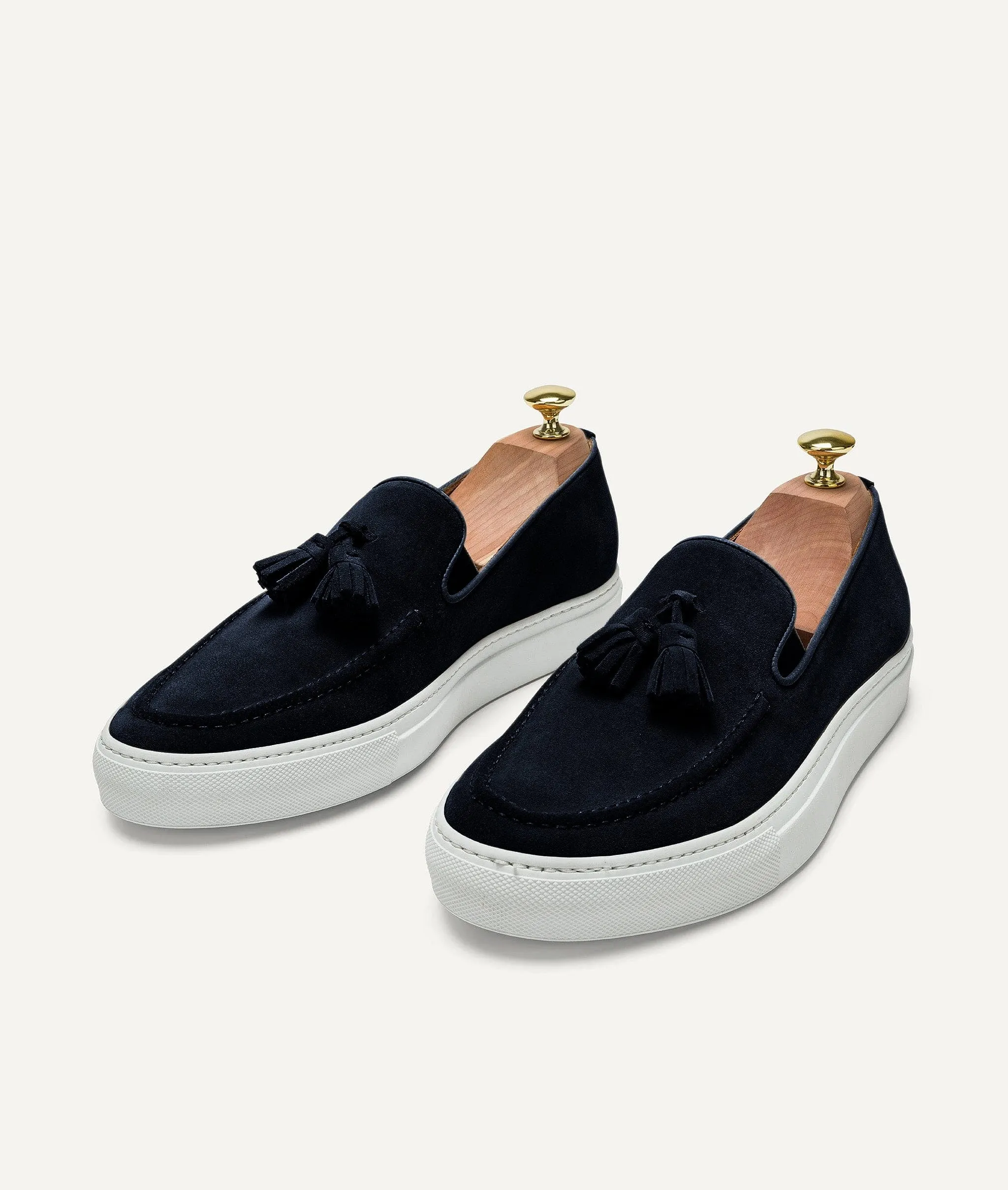 Tassel Slipper in Suede