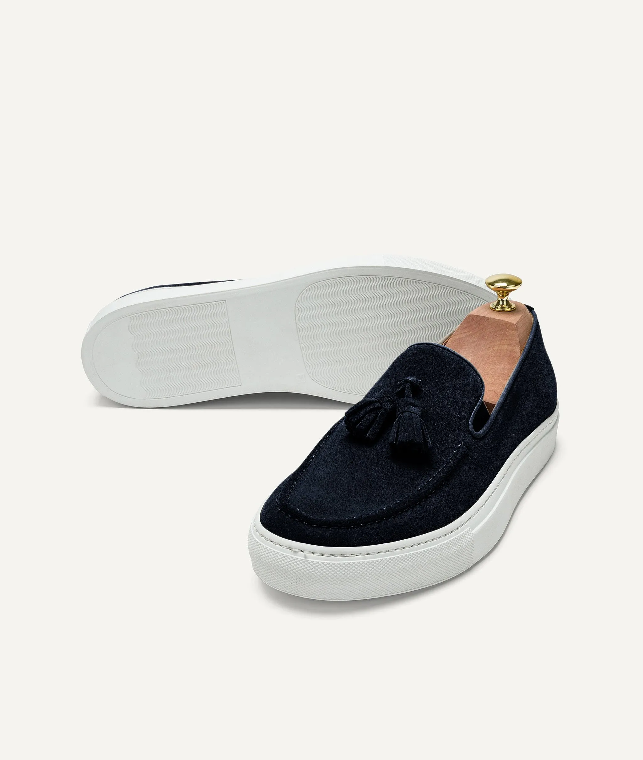 Tassel Slipper in Suede