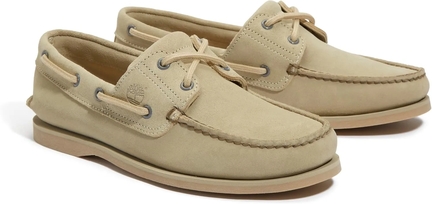 Timberland Men's Traditional Handsewn 3-Eyelet Classic Lug Boat Shoe