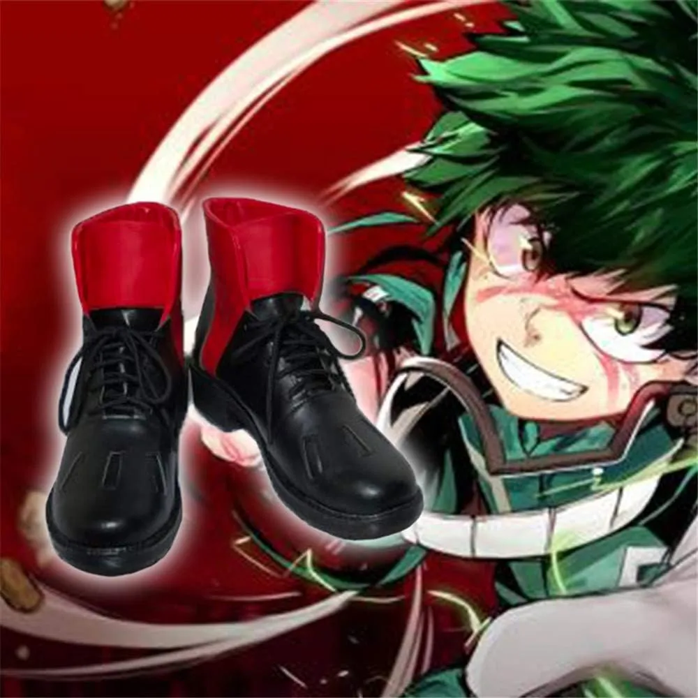Tokisaki Halloween Hero Academia high-top Shoes Bakugou Katsuki Boots Shoto Cosplay Fashion Ladies pu Leather Long Tube Shoes