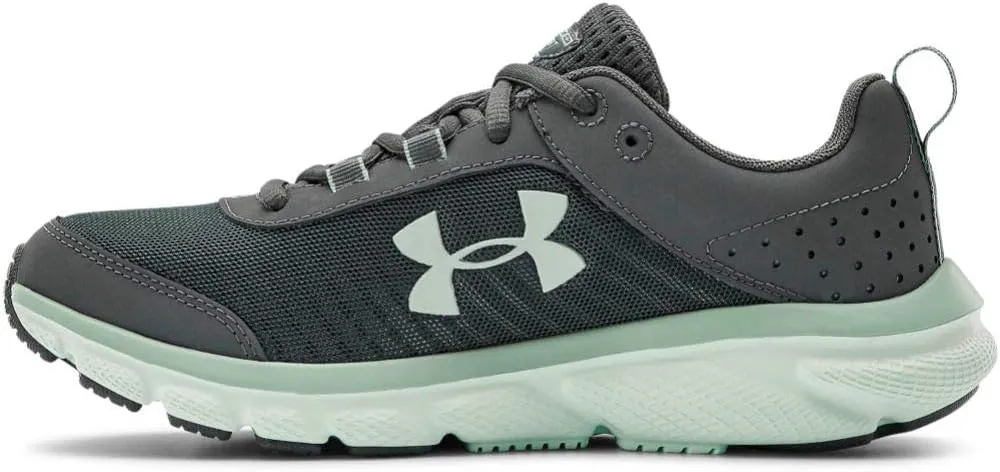 Under Armour Women's Charged Assert 8 Running Shoe, Pitch Gray (112)/Seaglass Blue