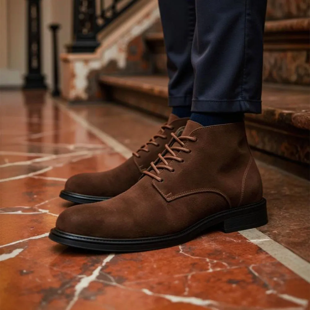 Veyron Suede Genuine Leather Shoes
