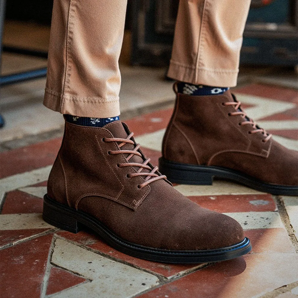 Veyron Suede Genuine Leather Shoes
